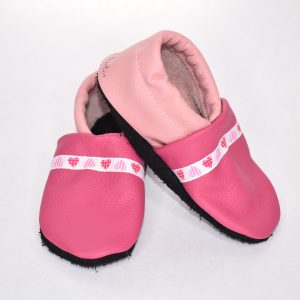 Gr. 24/25 Pink/Rosa mit Herz Band