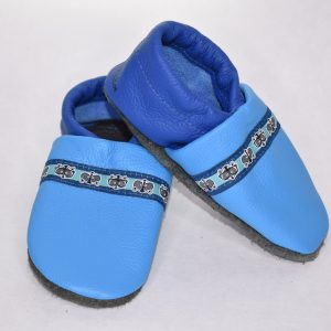 Gr. 24/25 Türkis/Blau mit Waldtiere Band