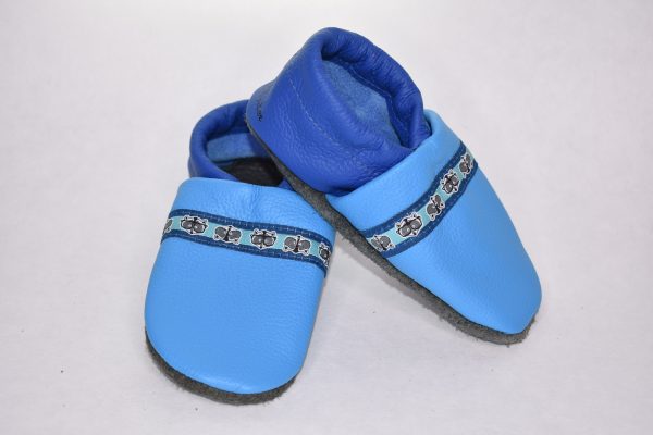 Gr. 24/25 Türkis/Blau mit Waldtiere Band