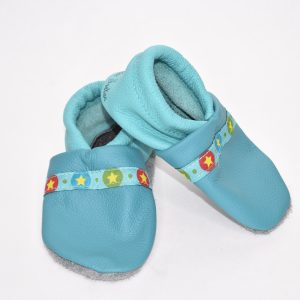 Gr. 22/23 Petrol/Aqua mit Stern Band