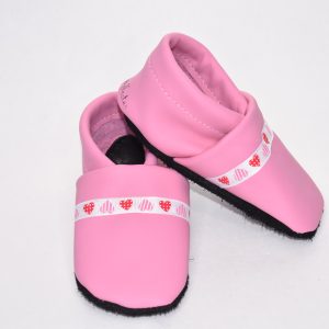 Gr. 22/23 Rosa mit Herz Band