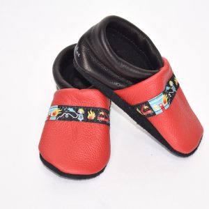 Gr. 23/24 Rot/Schwarz mit Feuerwehr Band