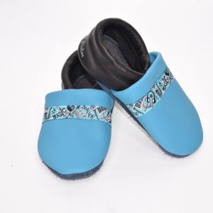 Gr. 24/25 Türkis/Schwarz mit Music Noten Band