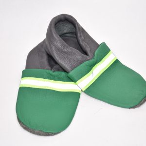 Gr. 34/35 Grün/Schwarz mit Leuchtstreifen Band