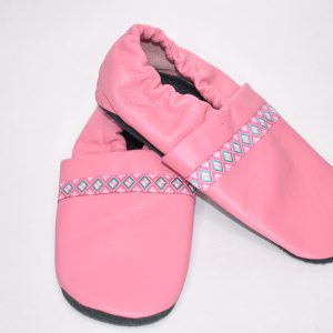 Gr. 36/37 Rosa mit Rauten Band