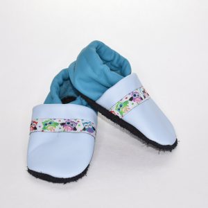 Gr. 20/21 Hellblau/Türkis mit Eulen Band