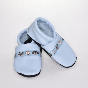 Gr. 20/21 Hellblau mit Waldtiere Band