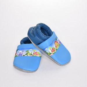 Gr. 20/21 Türkis/Blau mit Dinosaurier Band UNIKAT