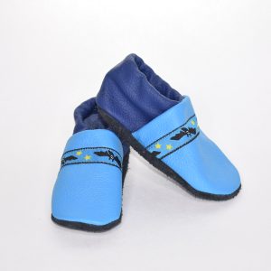 Gr. 20/21 Türkis/Blau mit Fledermaus Band